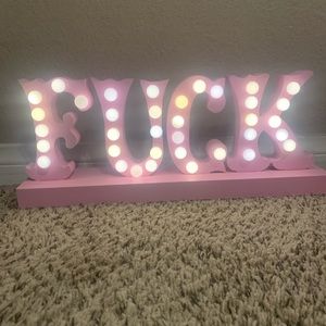 Light up sign to express how your really feeling!
